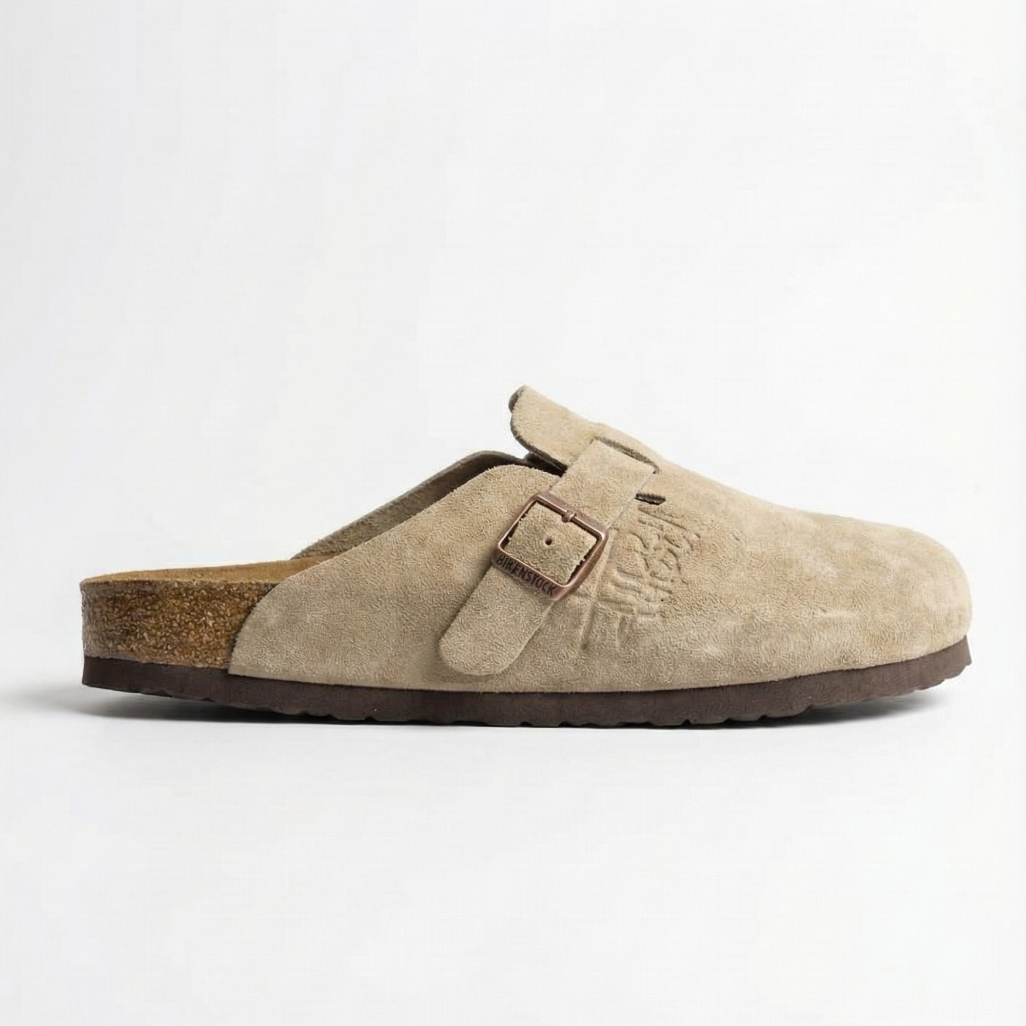 Stüssy X Boston Birkenstocks Taupe – Styled Stüssy X Boston Birkenstocks Taupe – Styled