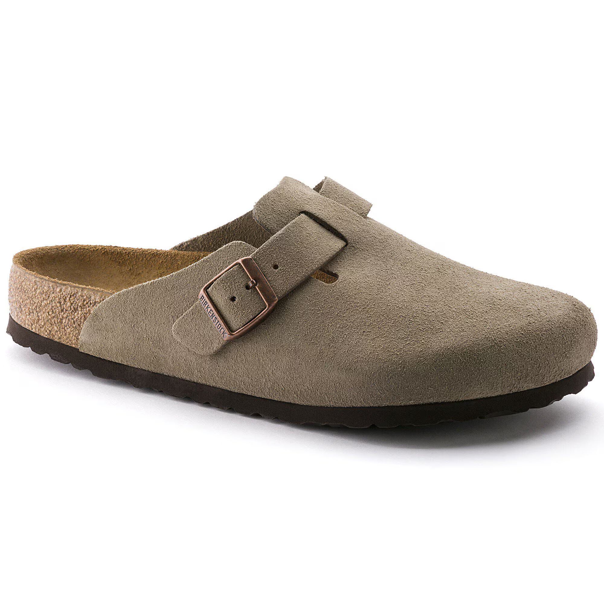 Taupe Boston Birkenstocks