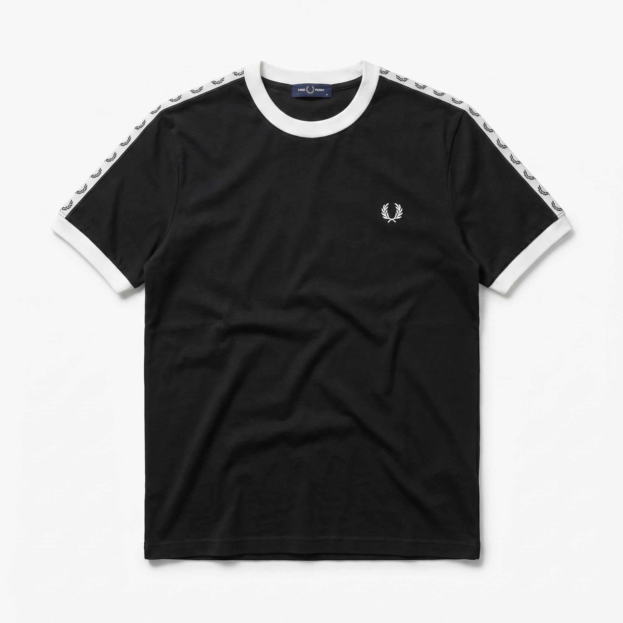 Fred Perry Ringer T-shirt Black