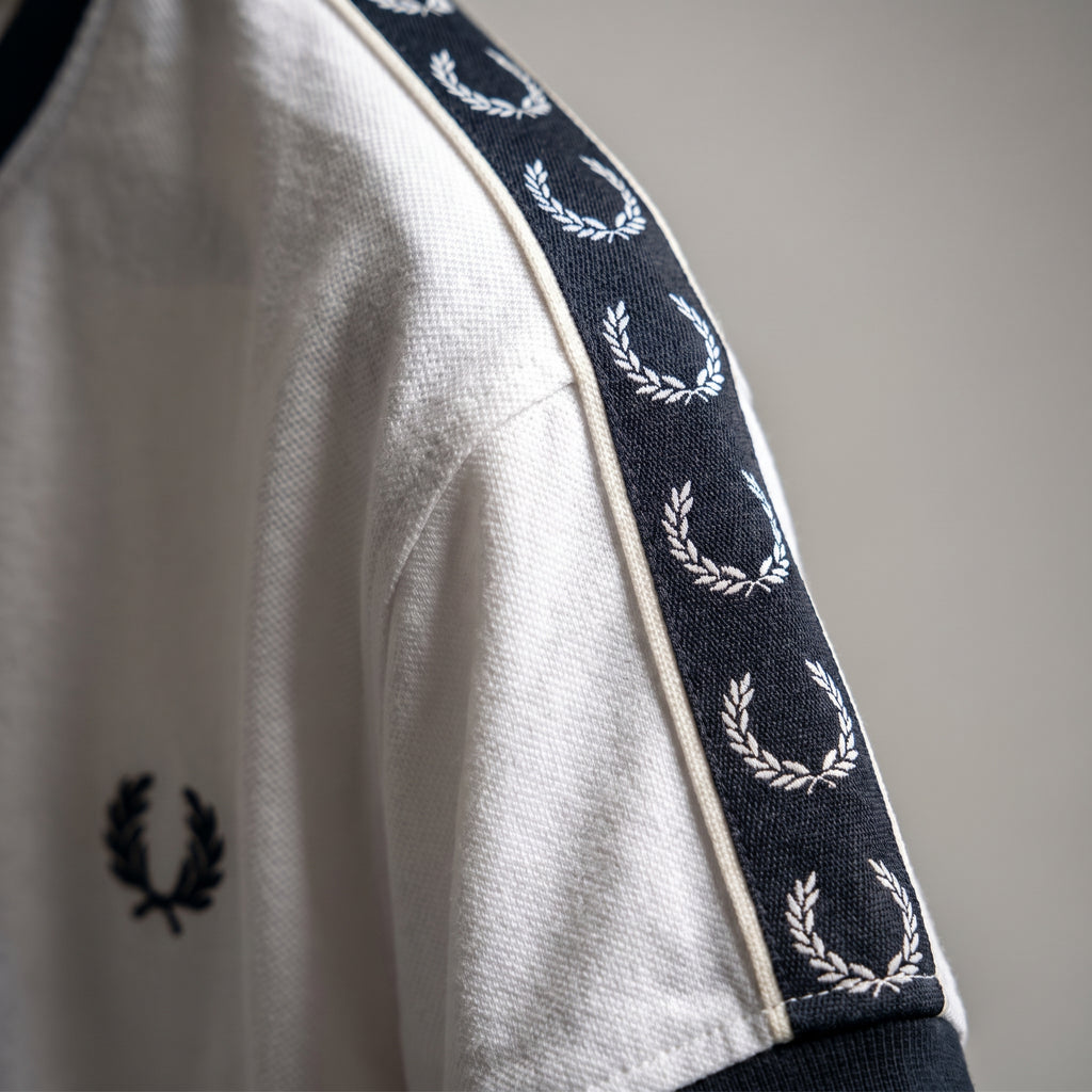 Fred Perry Ringer Ringer T-shirt White