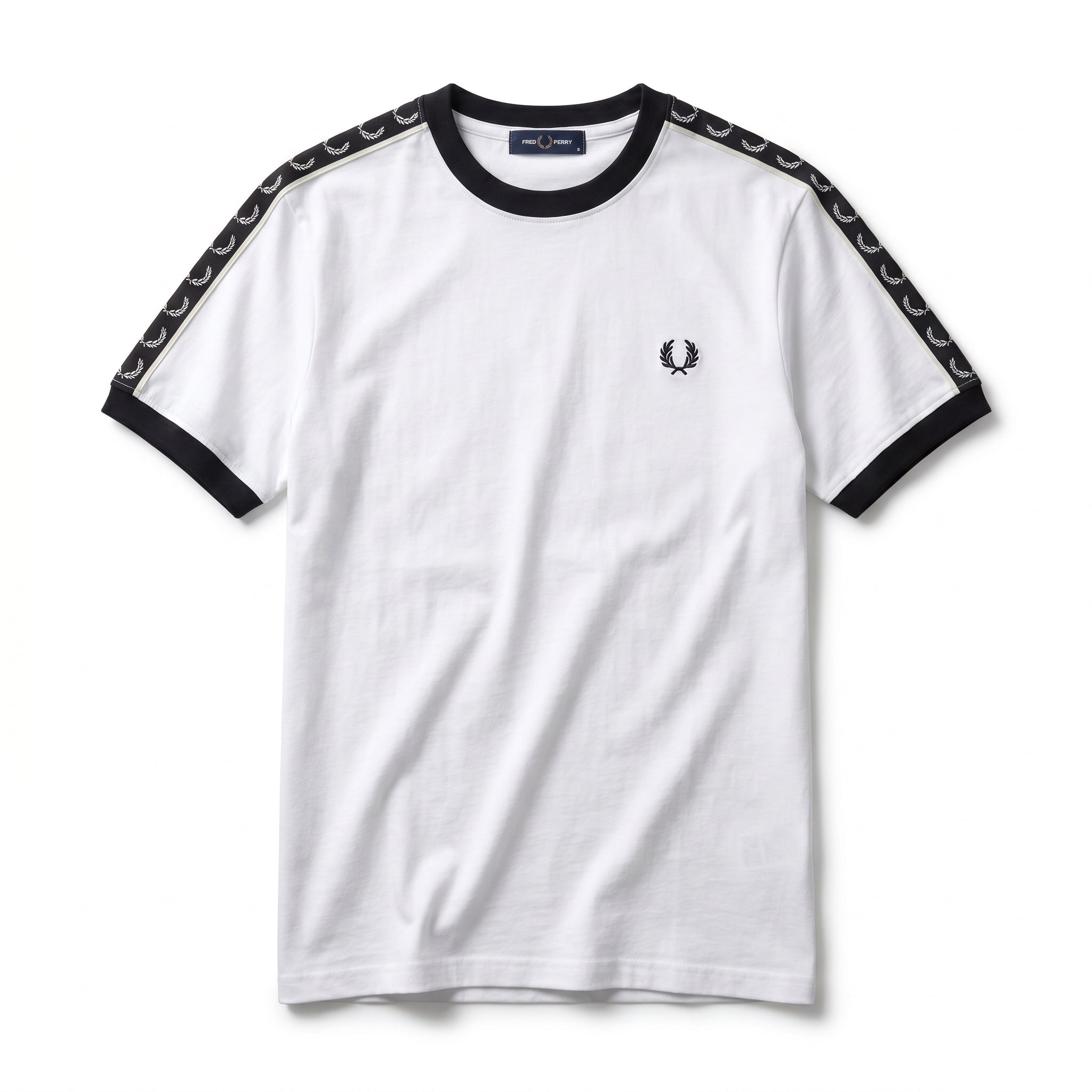 Fred Perry Ringer Ringer T-shirt White