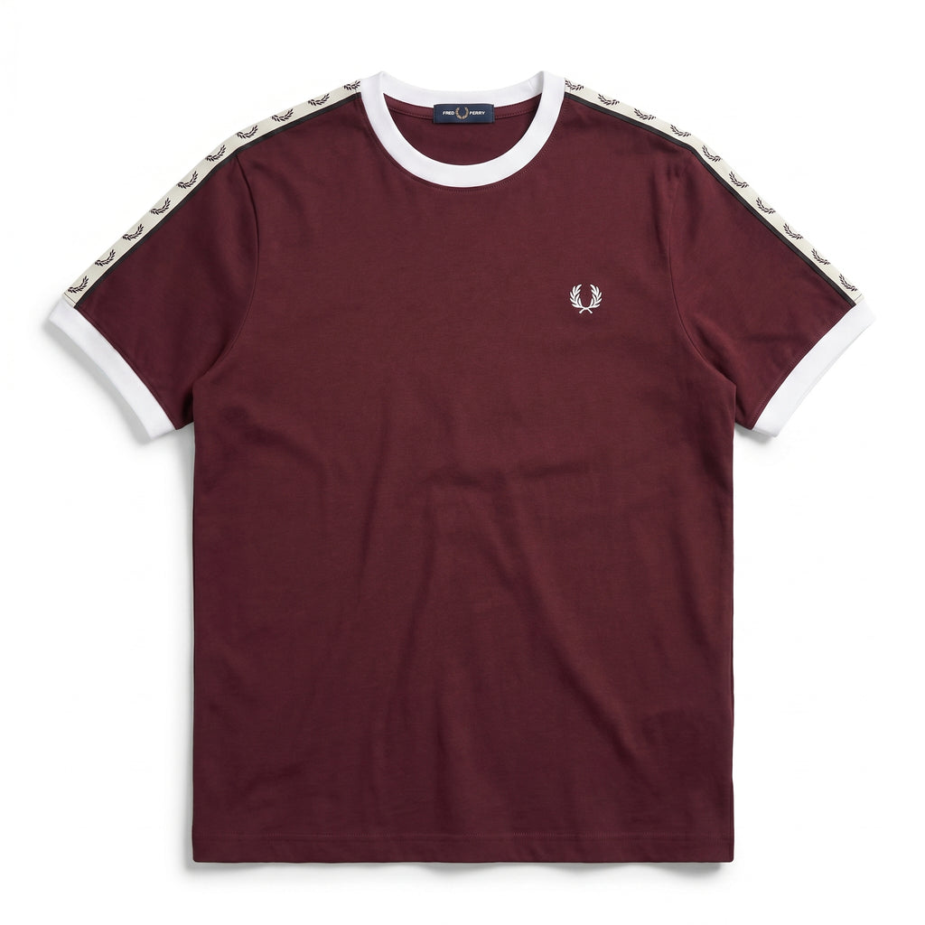 Fred Perry Ringer T-shirt Red