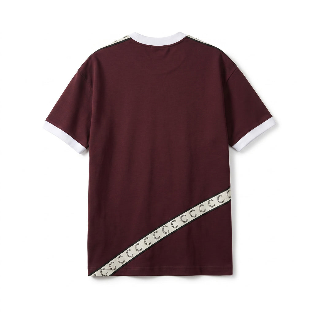 Fred Perry Ringer T-shirt Red