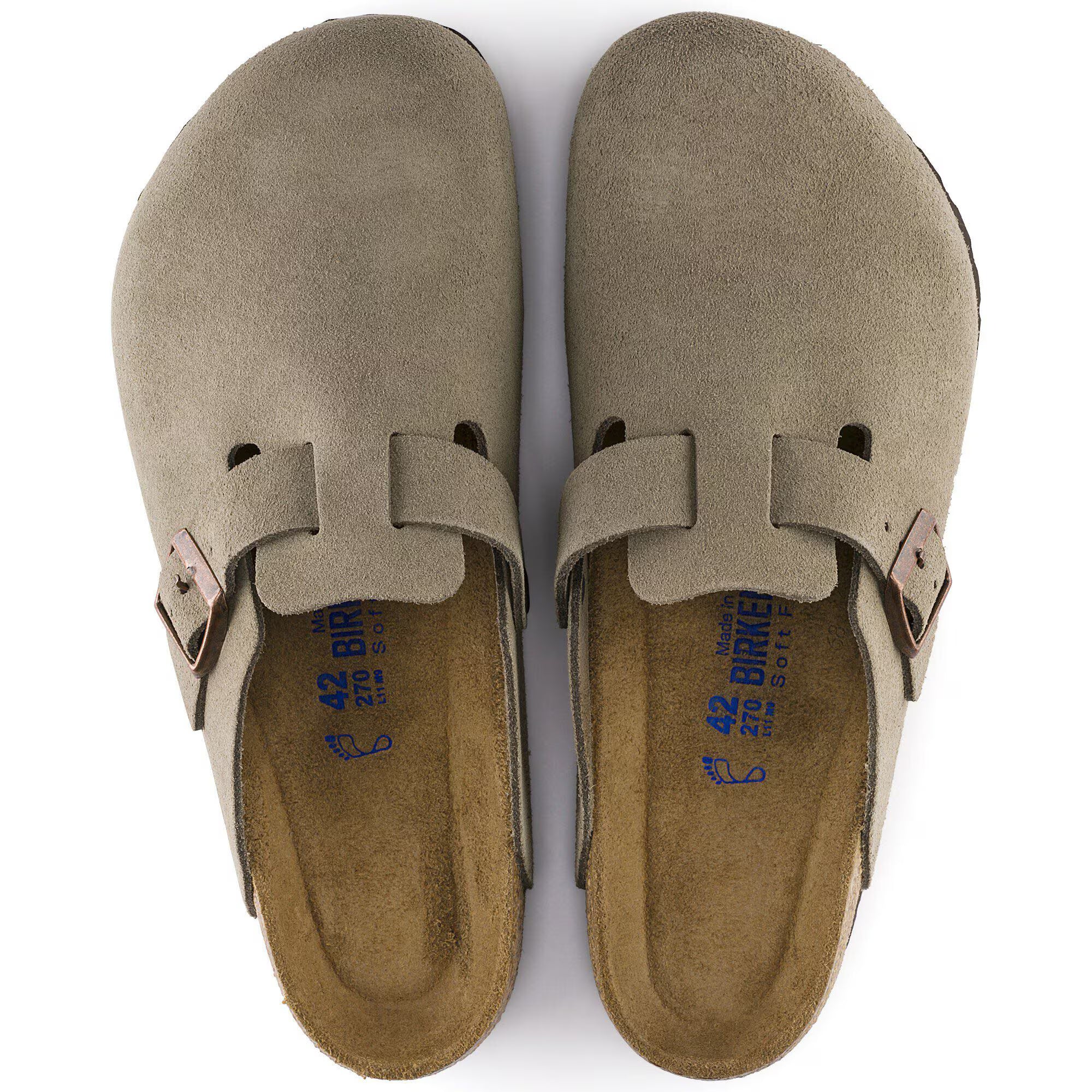 Taupe Boston Birkenstocks