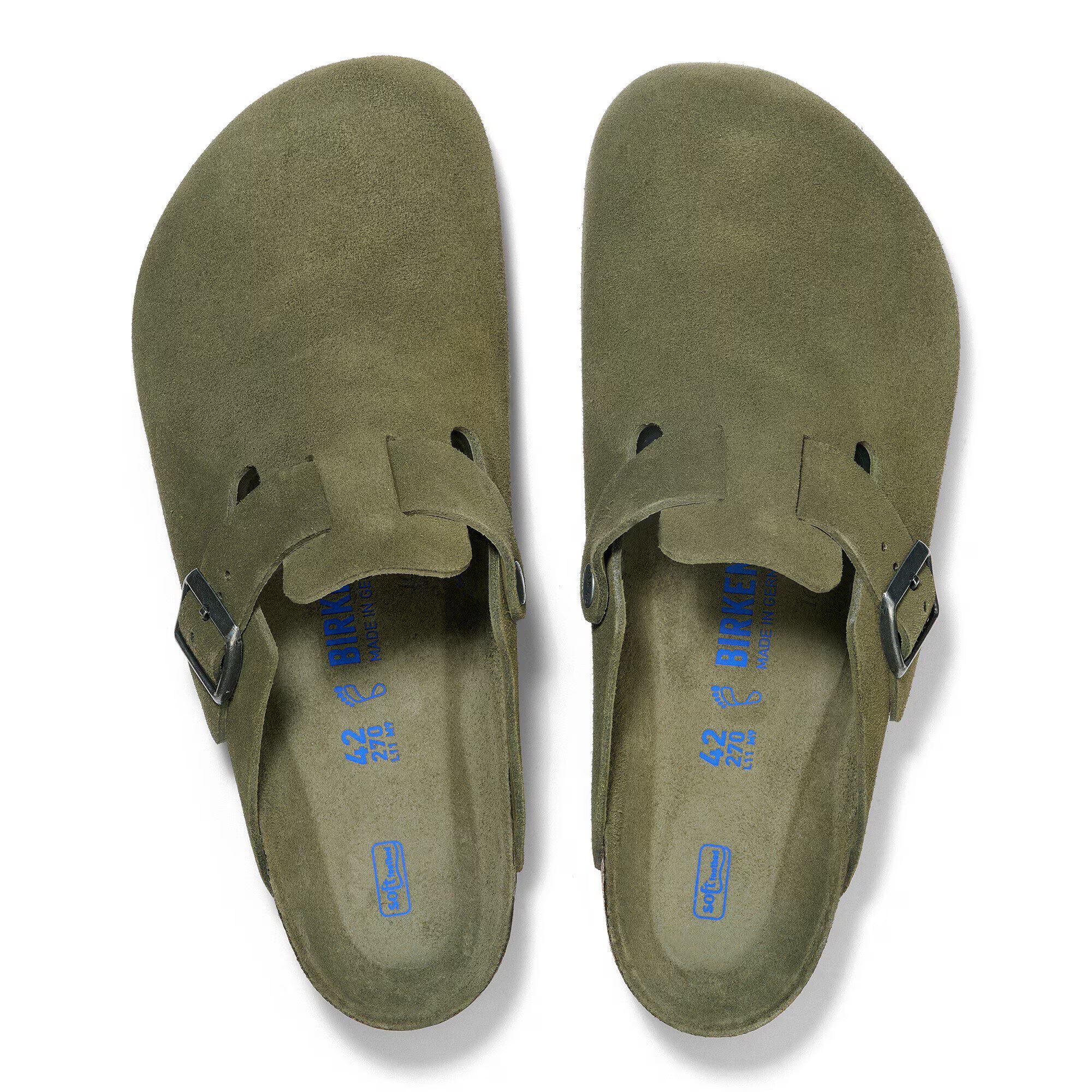 Olive Boston Birkenstocks
