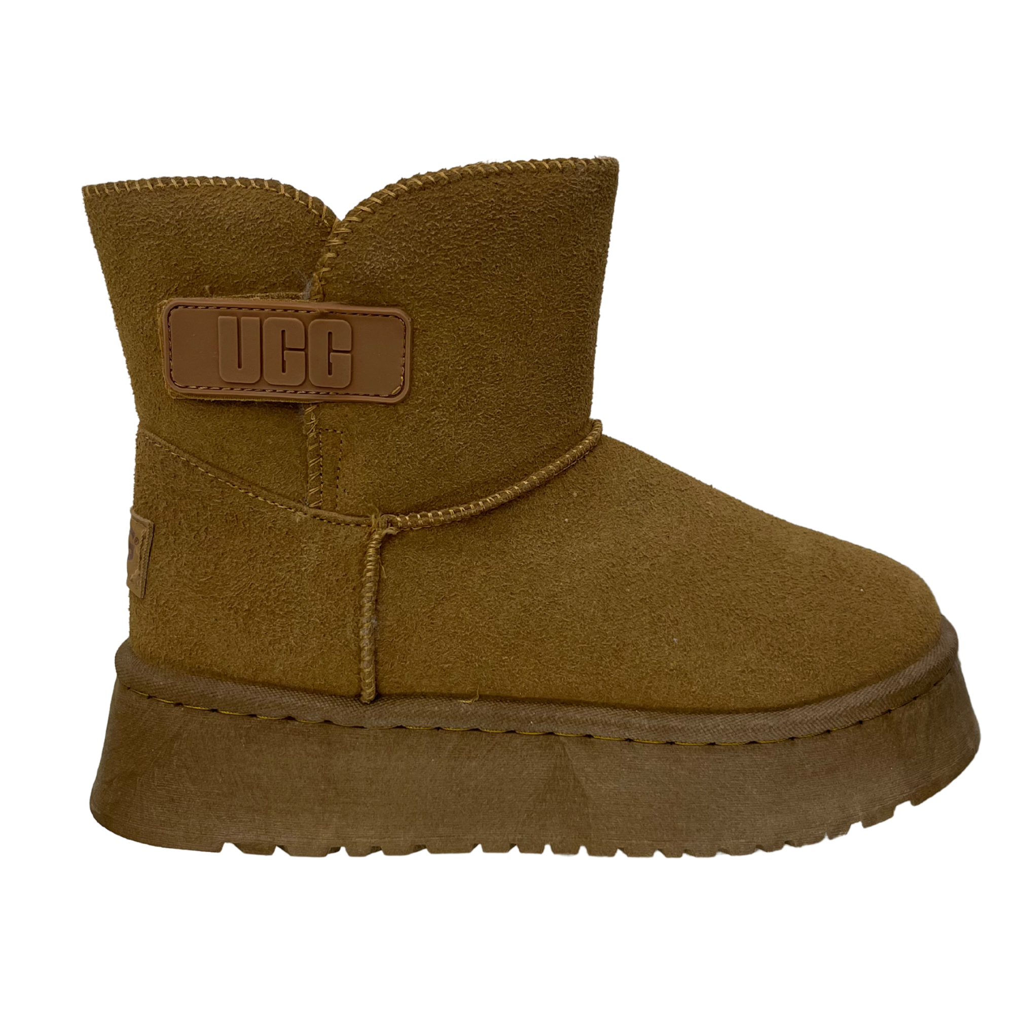 Uggs Bailey Platform Logo Strap Chestnut