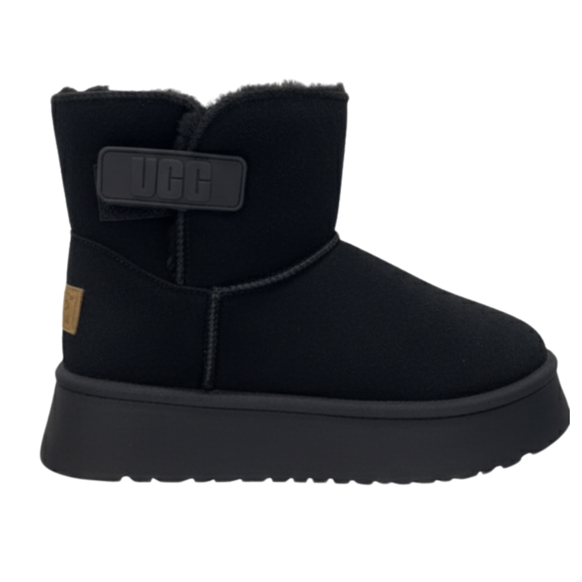 Uggs Bailey Platform Logo Strap Black