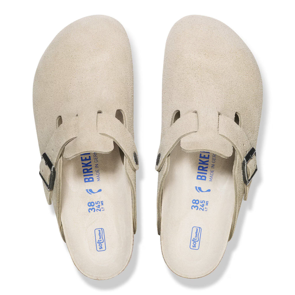 Beige Boston Birkenstocks
