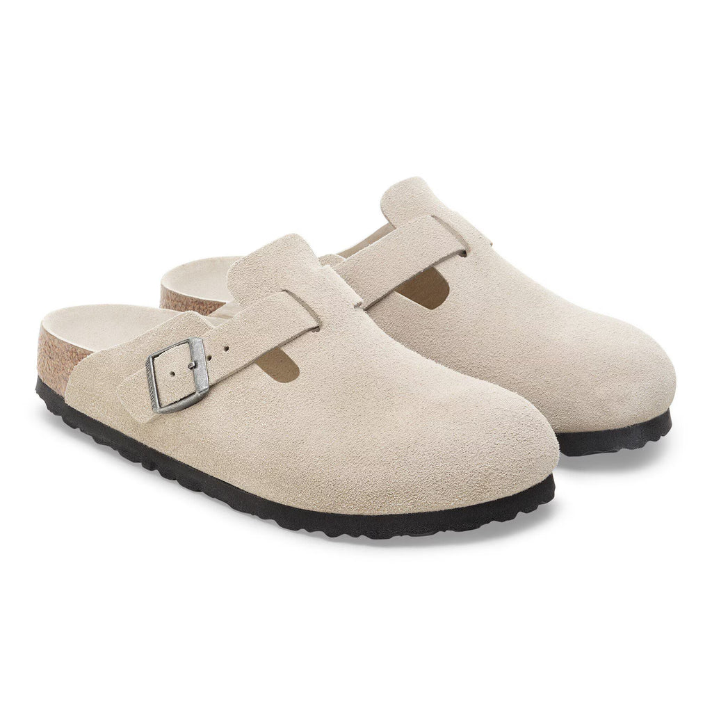 Beige Boston Birkenstocks
