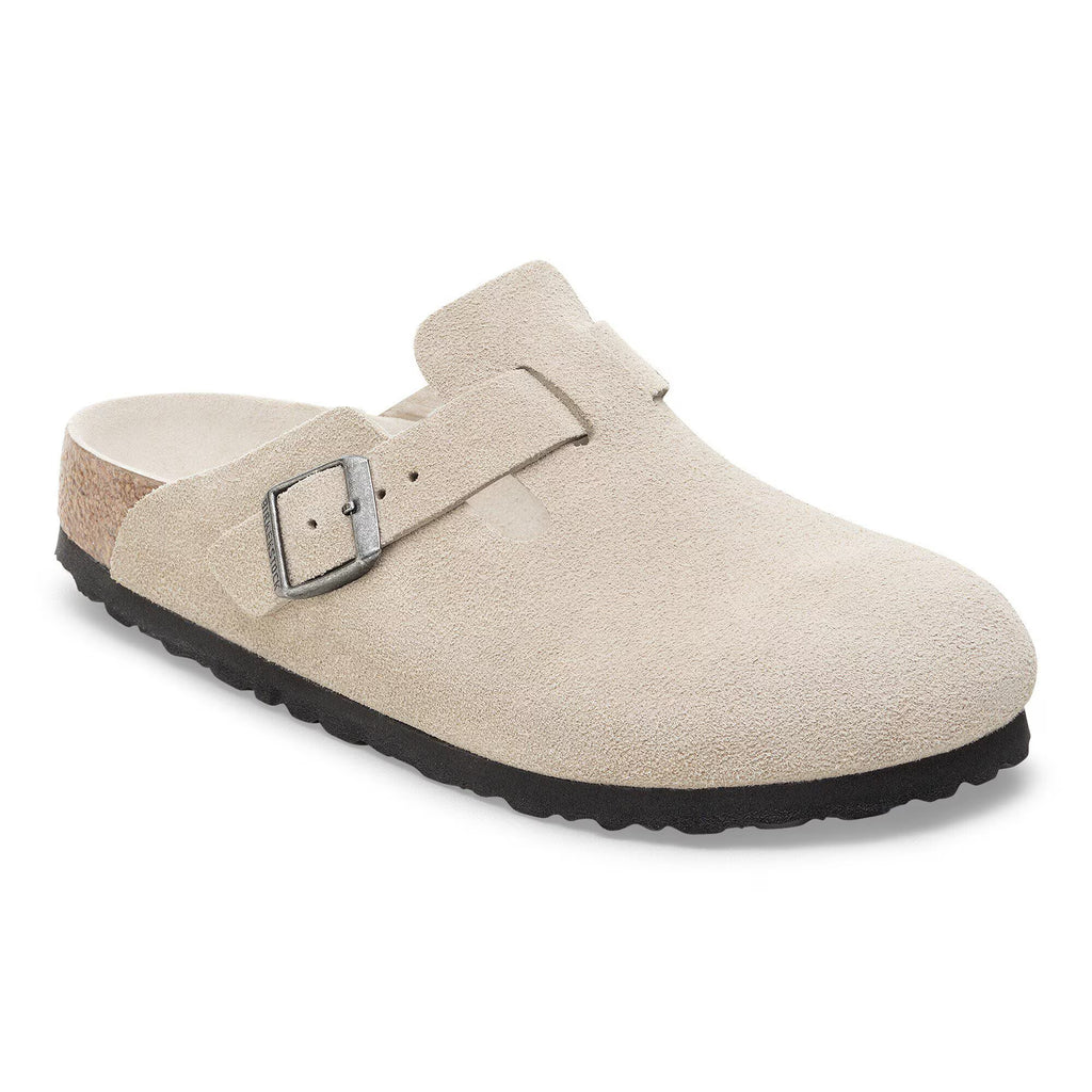 Beige Boston Birkenstocks