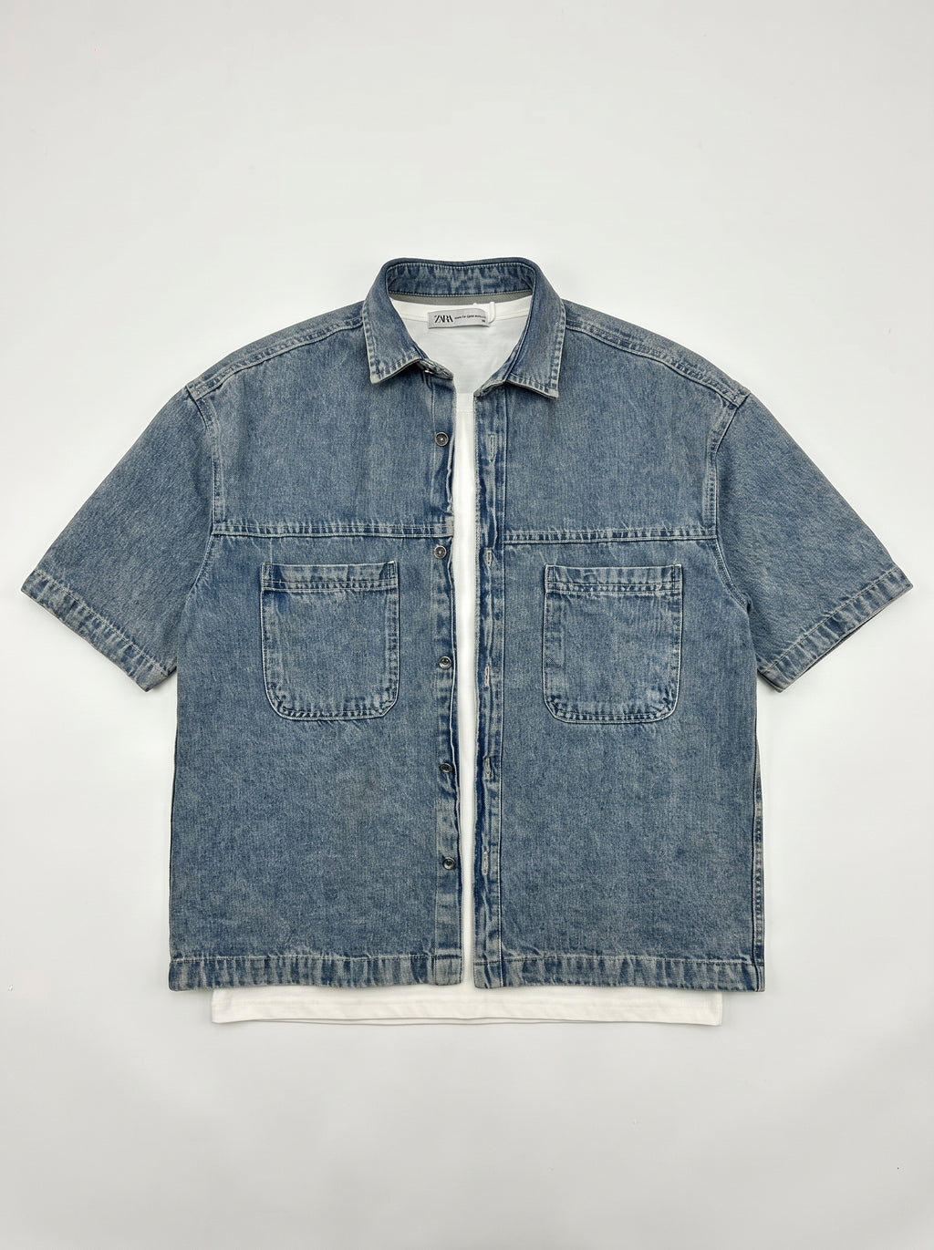 Denim shirts boxy fit