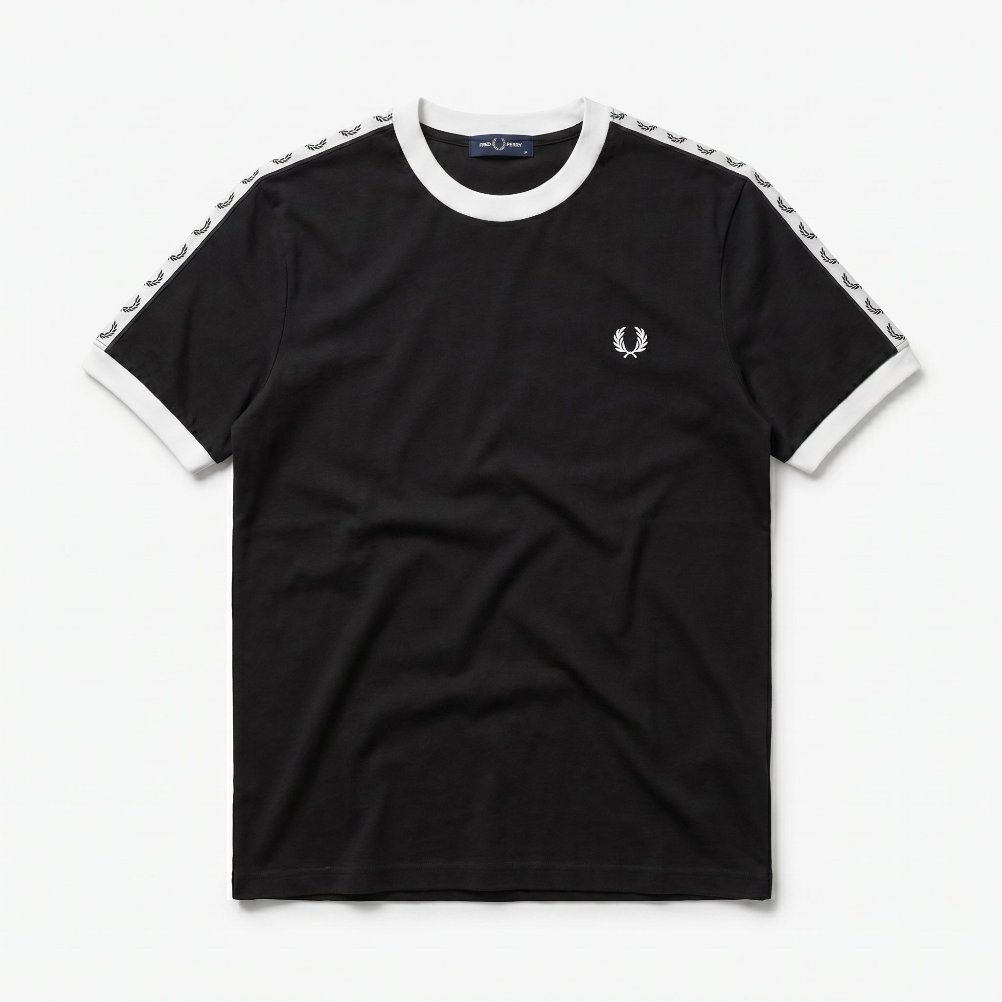 Fred Perry Ringer T-shirt Black